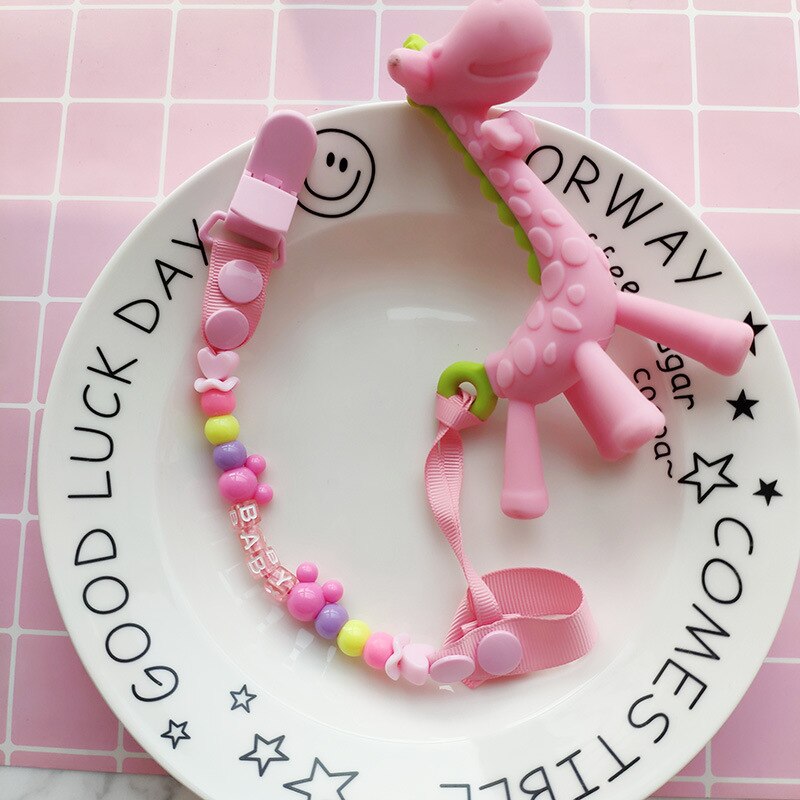 New Baby Pacifier Clip Chain Dummy Holder For Nipples Children Pacifier Clips Pacifier Holder Adjustable Holder for Nipples