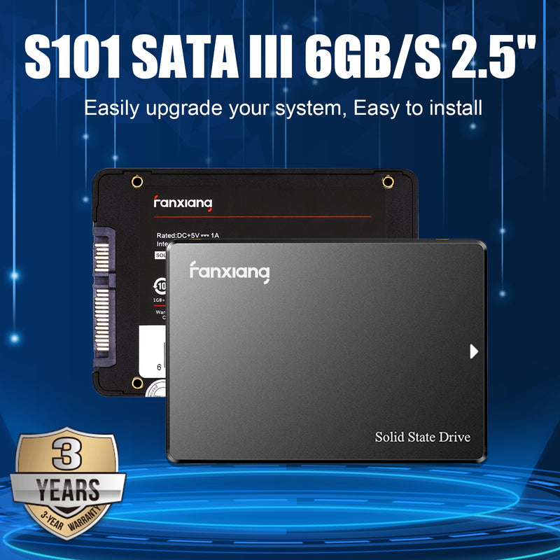 Fanxiang SSD 1tb 240gb SSD SATA 120gb 480gb 2.5 ssd 128gb 256gb 512gb 2tb hdd Hard Drive Internal Solid State Disk for Laptop pc