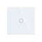 Bingoelec EU AC100-240V Tempered Black White Crystal Glass Touch Switch Panel Wall Light Sensor Button 1Gang 2gang LED Indicator