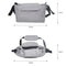 Stroller Organizer Bag Diaper Bag Nursing Stroller Bag Stroller Accessories Stroller Cup Holder Cover with Shoulder Straps Pouch