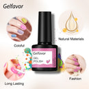 GELFAVOR Gel Nail Polish Glitter 8ML Semi-permanent Varnish Hybrid UV Nail Gel Polish For Manicure Nail Art Design Gel Varnishes