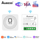 16A Tuya WiFi DIY Smart Switch With Power Monitoring Smart Home Automation Module Via Alexa Google Home Yandex Alice Smart Life