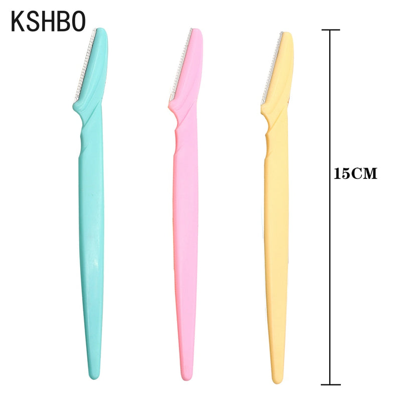 3/10/15 Pcs Professional Trimmer Safe Blade Shaping Knife Eyebrow Blades Face Hair Removal Scraper Shaver Makeup Beauty Tools