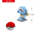 Pokemon Small Building Pokemon Blocks Small Cartoon Picachu Animal Model Education Game Graphics Pokemon Toys For Kids Birthday