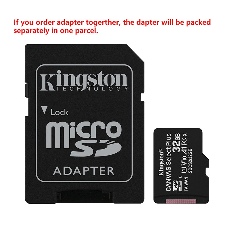 Kingston Memory Card 128GB 32GB SDCS2 TF 64GB 256GB SDCS2 Micro SD Card 100MB/S Reading Speed Class 10 Flash Card SD