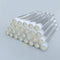 50pcs Reusable Eyelash Brush Tube Eye Lash Brush Eyebrow Brush Resin Drill Replaceable Mascara Wand Brushes Dust-proof