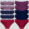 10PCS/Set Women&#39;s Underwear Cotton Panty Sexy Panties Female Underpants Solid Color Panty Intimates Women Lingerie S-4XL
