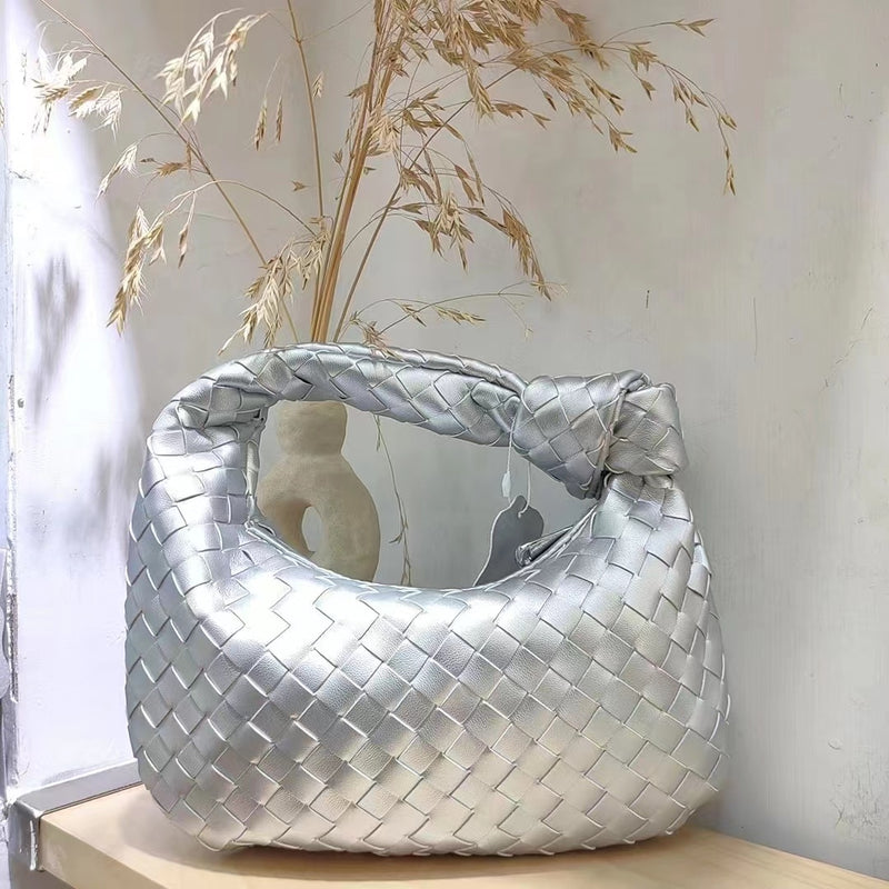 2022 Fashion woven bag luxury designer handbag brand women tote bag lady shoulder bags PU spring bags leather casual handbag