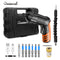 Electric Screwdriver Battery Rechargeable Cordless Screwdriver Powerful Impact Wireless Screwdriver Drill Electric Screw Driver