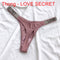 Sexy Women Pantie Crystal Rhinestone Letter Secret Underwear Fitness Gym Love Thongs Low Rise Tanga Female Push Up Lingerie