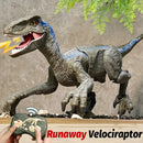 2.4G RC Dinosaur Raptor Jurassic world Remote Control Velociraptor Toy Electric Walking dragon Toys For Children Christmas Gifts