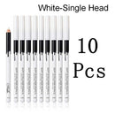 1-10 Pcs Eyeliner Pencil Makeup Women Long Lasting Waterproof Pigment Eye Liner White Eyeliner Pen Cosmetics