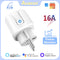 Aubess Tuya Wifi Smart Socket, EU 16A Alexa/ Alice Voice Remote Timer Plug, Smart Home Via Smart Life Real-time Power Monitoring