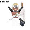 Naruto Sasuke Kakashi Akatsuki bricks Building Blocks Anime cartoon Mini Action Figures Heads Assembly Toys kids Christma Gifts