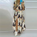 2022 New Long Shirt Dress Women Single Breasted Button Lapel Long Sleeve Dress Spring Summer Letter Print Oversized Robe Dresses