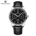 PAGANI DESIGN 41MM Pilot Watch Sapphire Glass Power Reserve Automatic Mechanical Watches Men&#39;s Stainless Steel Waterproof Clock