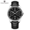 PAGANI DESIGN 41MM Pilot Watch Sapphire Glass Power Reserve Automatic Mechanical Watches Men&
