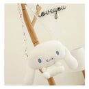 New Kawaii Sanrioed My Melody Cinnamoroll Cartoon Plush Bag Anime Soft Stuffed Animals Plushie Backpack Girls Doll Toys Gifts