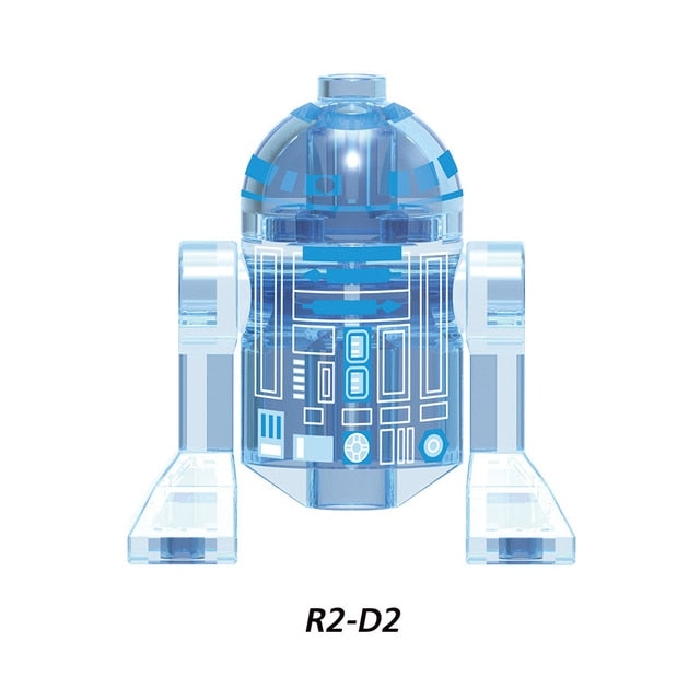 Disney R2-D2 Building Blocks C-3PO General Grievous R4-P17 K-2SO IG88 Battle Buzz Droid Star Bricks Action Figures Christmas Toy
