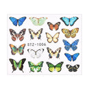 1Pcs Water Nail Decal and Sticker Flower Leaf Tree Green Simple Summer DIY Slider for Manicure Nail Art Watermark Manicure Decor