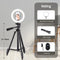 10&quot; 26cm LED Selfie Ring Light Photography Video Light RingLight Phone Stand Tripod Fill Light Dimmable Lamp Trepied Streaming