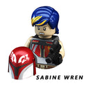 WM6094 Building Blocks WM916-A Paz XP400 PG640 PG641 PG642 X1533 Vizla Bo-Katan Sabine Wren Bricks Figure