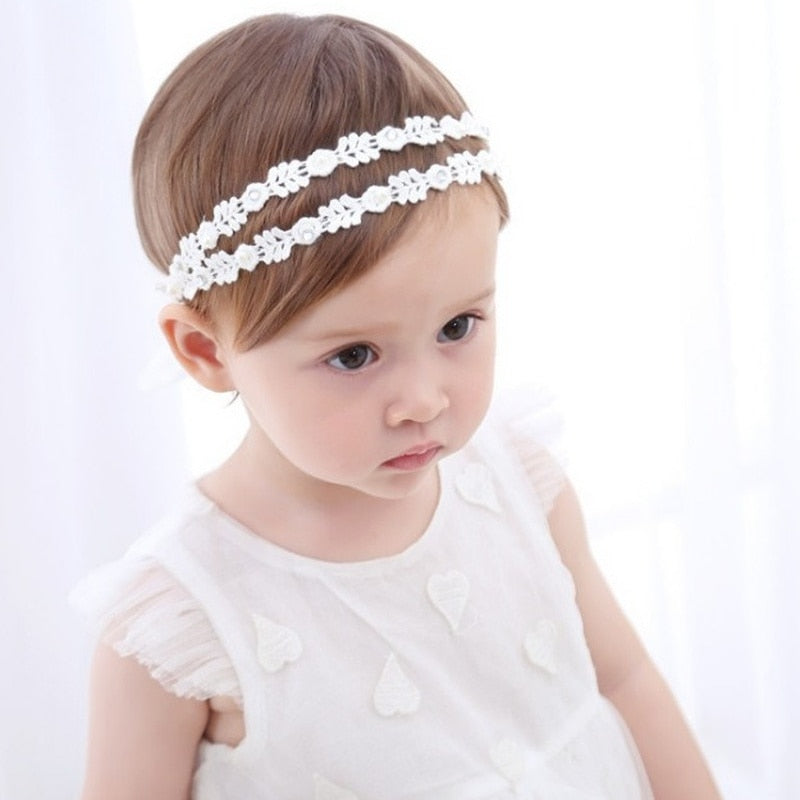 Fashion 2022 Girls Headband Cute Baby Elastic Hair Band Newborn DIY Jewelry Photographed Photos Children Hair Accessories