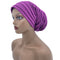 Candy Color Ladies Head Wraps Muslim Hijab Bonnets Fashion Headgear Trending Elastic Full Body Pleated Turban Cap for Women