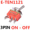1pc New High Quality 15A 250V SPST 2 4 6 Terminal ON OFF Toggle Switch Self-locking Waterproof cap