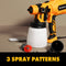 DEKO DKSG SERIES HVLP 800 ML &amp; 3 NOZZLES HIGH POWER ELECTRIC PAINT SPRAYER  PAINT GUN PNEUMATIC GUN AIR BRUSH HOME DIY