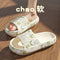 Graffiti Women Slippers Summer Slide Cartoon Shoes EVA Outdoor Women Slides Soft Thick Soled Non-slip Pool Indoor Home Slippers