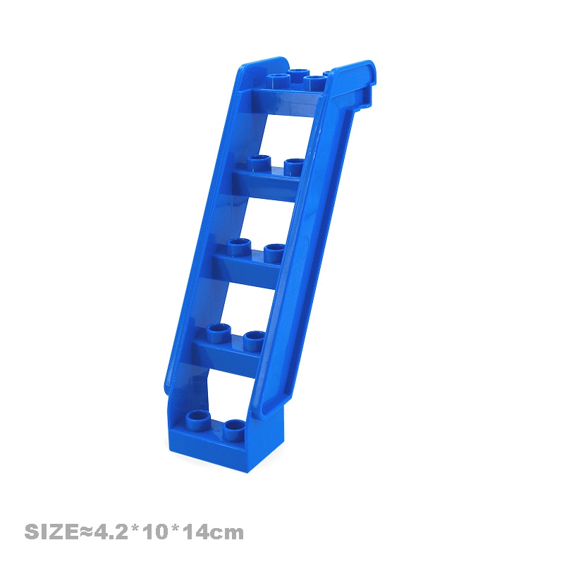 Big Building Blocks Pipeline Playground Spin Parts Slide Ladder Gear Swing Compatible Bricks Baby Assemble Interactive Toys Gift