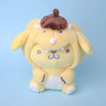 Sanrio 10cm Kuromi My Melody KT Cat PC Dog Hello Kitty Keychain  Anime Plush Figure Pendant Accessories Cute Animals Toys