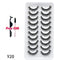 5/10Pairs 3D Mink Lashes Natural Eyelashes Dramatic False Eyelashes Faux Cils Makeup Wholesale Fake Eyelash Extension maquiagem