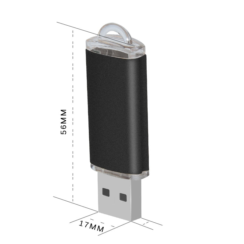 USB Flash Drive  64GB 32GB 16GB 8GB 4GB USB 2.0 Flash Memory Card U Stick customize logo free adapter Gifts pen drive Cle usb