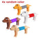 1- 4Pcs Novelty Spring Dog Pop Tubes Sensory Toy Stress Relieve Bellows Toys For Adult Kids Anti-stress Squeeze Toys Gifts