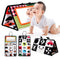 Black White View Back Seat Mirror Baby Car Mirror Safety Seat Headrest Rearview Mirror Baby Facing Rear Ward Car Kids Monitor