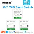 Tuya Zigbee / Wifi MINI Smart Switch 2 Way Control 16A Switch Tuya Smart Home Automation Sensor Works With Alexa Google Home