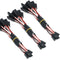 5pcs/lot 100/150/200/300/500mm RC Servo Y Extension Cord Cable Lead Wire For RC Servo JR Futaba RC Airplane Helicopter Car DIY