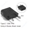 1-100pcs 4.0/4.8mm EU Plug Adapter EU US Israel To Euro KR BR Brazil Plug Converter American Travel Power Adapter Plug Socket