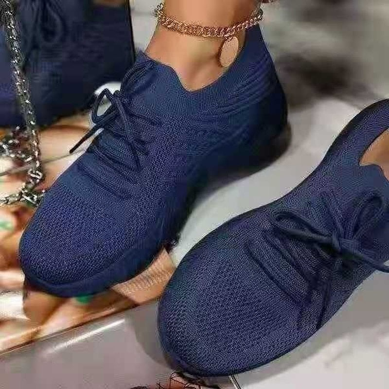 Sneakers Shoes 2022 Fashion Lace Up Platform Shoes for Women&