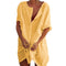 Hot 2021 Cotton Tunics for Beach Women Swimsuit Cover-ups Woman Swimwear Beach Cover up Beachwear Mini Dress Sai de Praia Drop