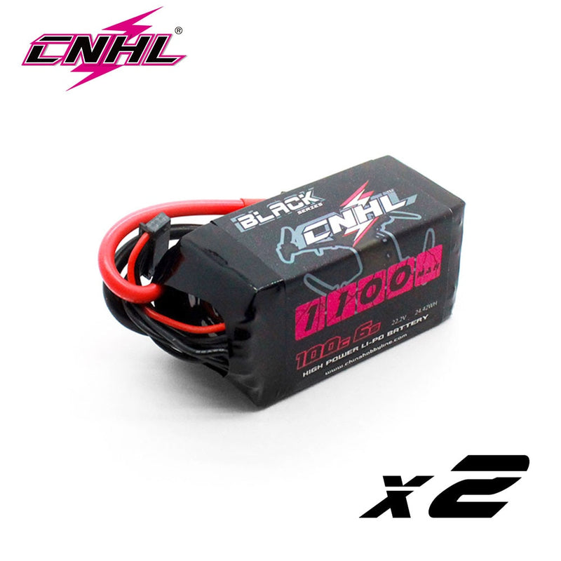 2PCS CNHL Lipo Battery 4S 6S 14.8V 22.2V 1100mAh 1200mah 1300mah 1500mah 100C With XT60 For RC FPV Quadcopter Drone Airplane