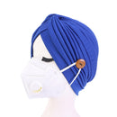 Fashion Muslim Turban Scarf For Women Islamic Inner Hijab Caps Twisted Arab wrap Head Wraps Musulman Turbante Mujer