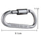 Multi-purpose Nylon Gloves Hook Work Gloves Safety Clip Outdoor Tactical Climbing Rope Camping Hanging Buck  Outdoor Camping