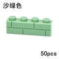 Thick Wall Figures Bricks Compatible 98283 15533 DIY 1x2 1x3 1x4 1+2 Dots Building Blocks Educational House Contruction Toys