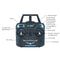 C127 2.4GHz RC Drone 720P Camera 6-Axis Wifi Sentry Helicopter Wide Angle Camera Single Paddle Without Ailerons Spy Drone RC Toy