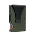DIENQI Carbon Fiber Card Holder Mini Slim Wallet Men Aluminum Metal RFID Magic Wallet Small Thin Male Purses Money Bag Vallet