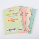 4 Books + Pen Magic Copy Book Free Wiping Children&