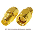 YPioneer C20073-92 1PC SMA To SMA Male Female Gold Plated RP SMA Male RP-SMA Female Connector RF Adapter Straight Bent L/T Type